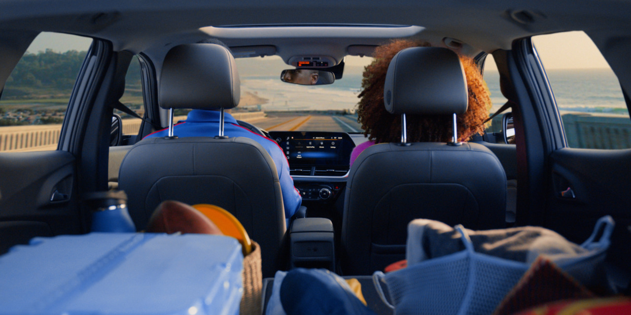 Interior view of the 2025 Chevrolet Trax