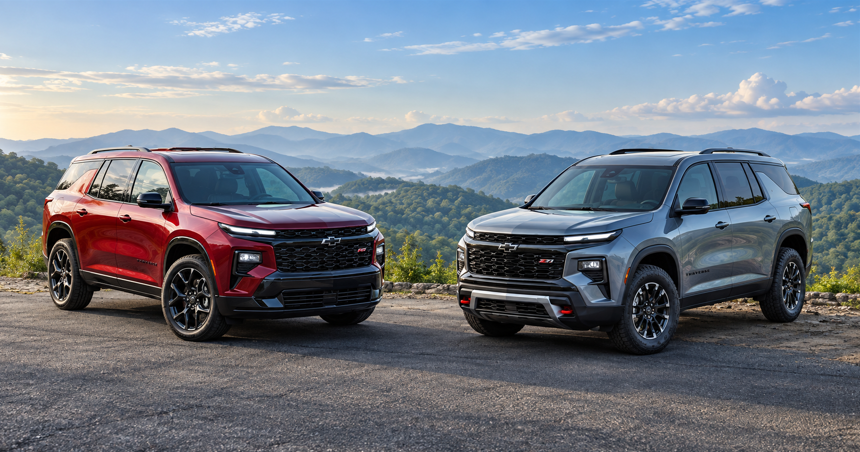 2027 Chevy Traverse RS vs Z71