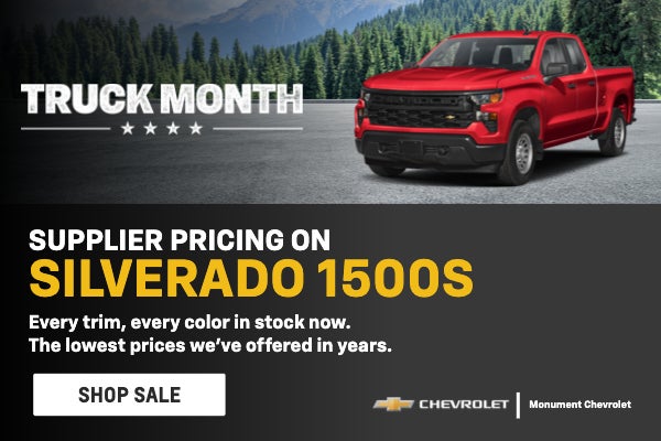 Supplier Pricing on Silverado 1500s